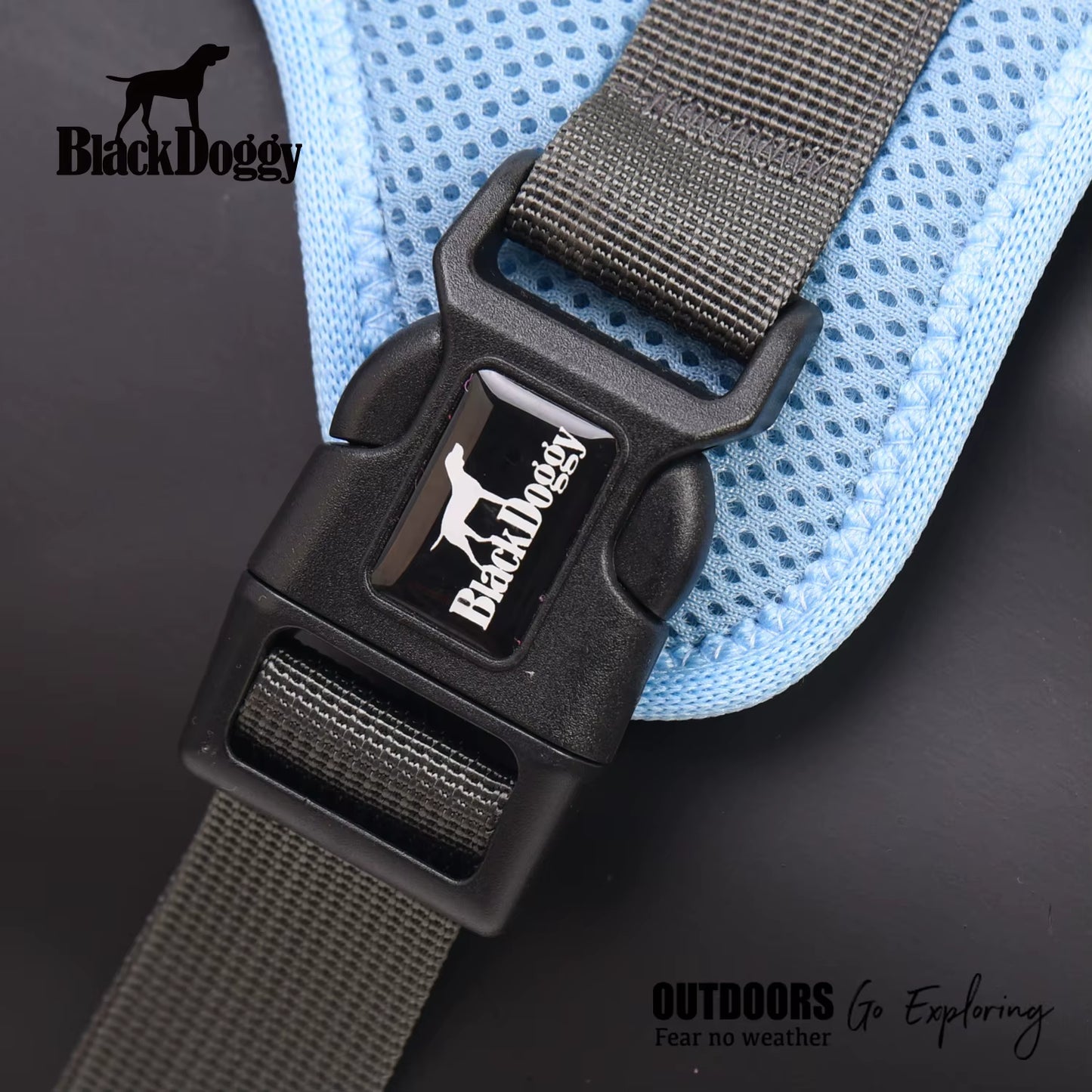 Harnais pour chien BlackDoggy