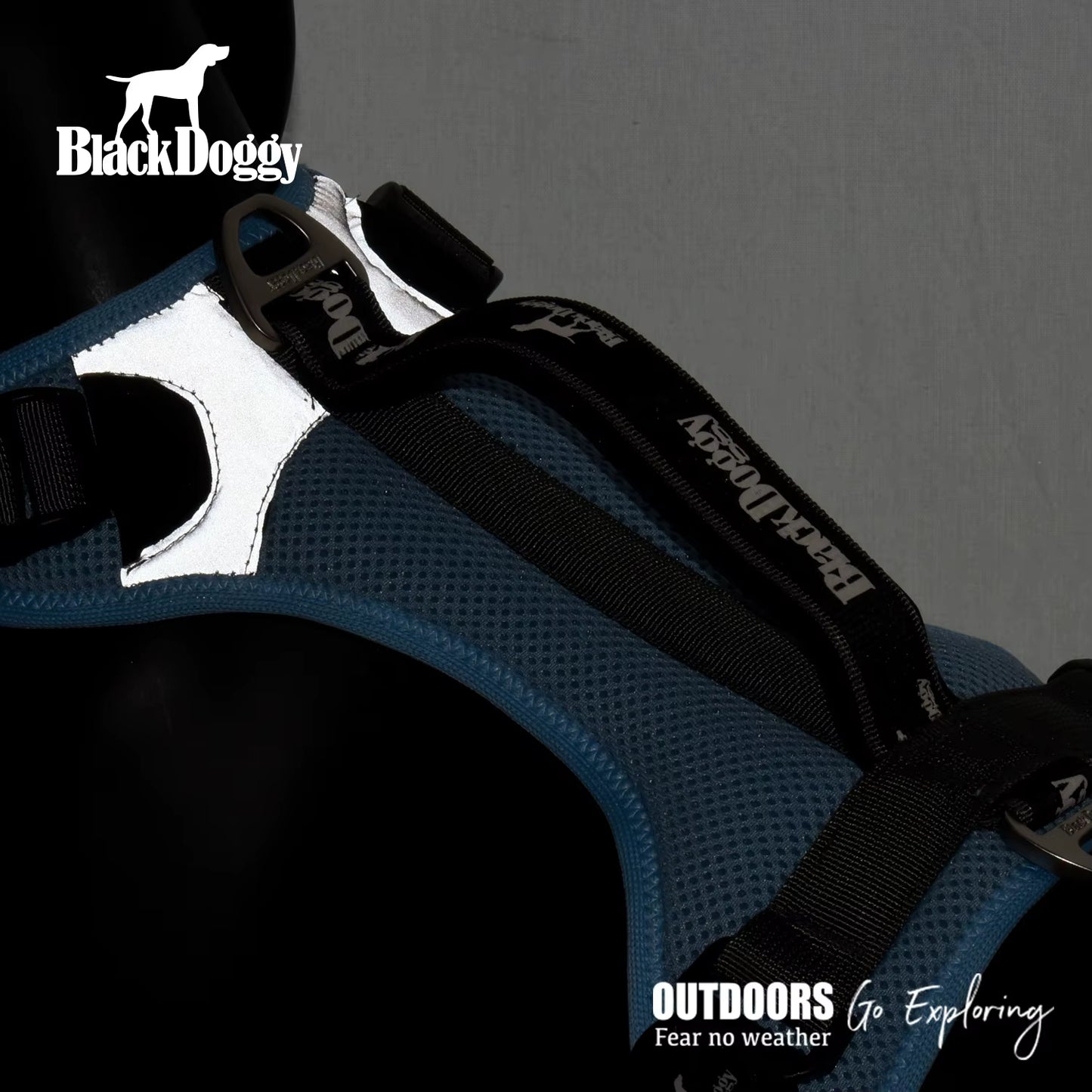 Harnais pour chien BlackDoggy