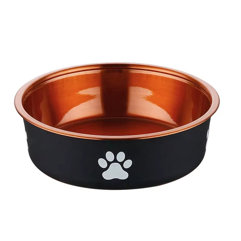 Gamelles antidérapantes pour chien – Petites, Moyennes et Grandes tailles – Gamelle de nourriture et fontaine à eau en acier inoxydable pour animaux