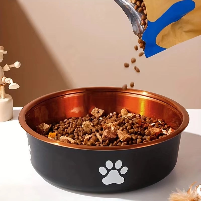 Gamelles antidérapantes pour chien – Petites, Moyennes et Grandes tailles – Gamelle de nourriture et fontaine à eau en acier inoxydable pour animaux