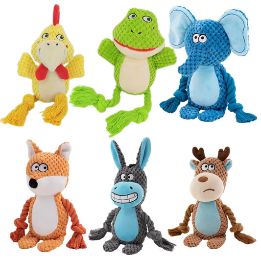 Jouet en peluche pour chien (Edition Jungle)