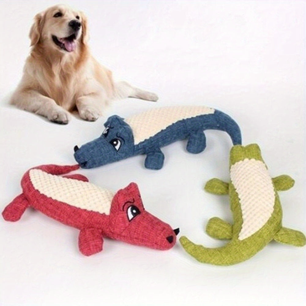 Peluche Crocodile rouge