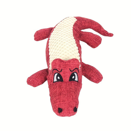 Peluche Crocodile rouge