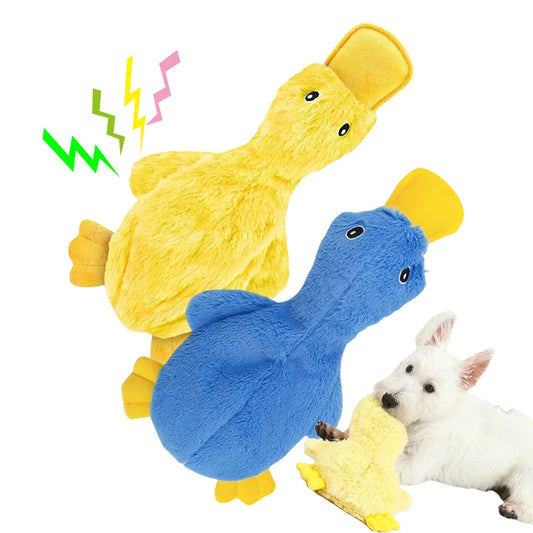 Canard en peluche pour chien